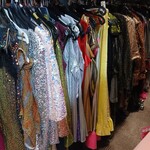 Ca. 127x Glitter disco feestkleding